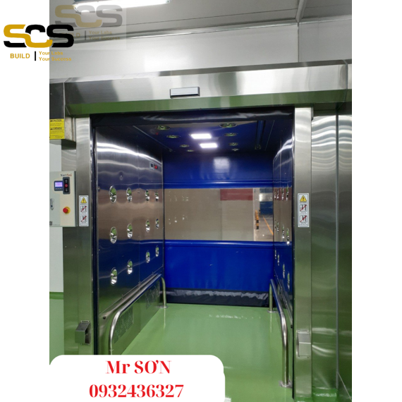 Cung cấp buồng thổi khí cửa cuốn cho phòng sạch - Giá tốt nhất 2024