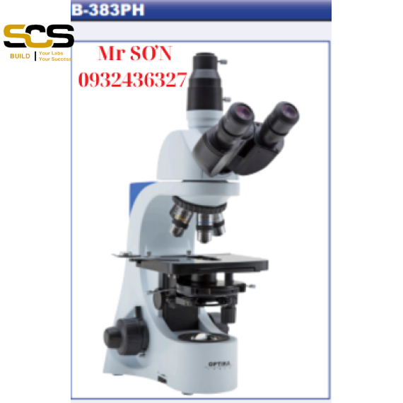 Kính hiển vi phản pha 3 mắt Model: B383PH giá tốt nhất 2024