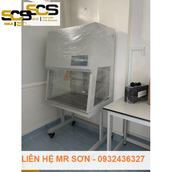 #1TỦ PCR CÓ GIÓ HOÀN LƯU QUA LỌC HEPA KÍCH THƯỚC 900MM